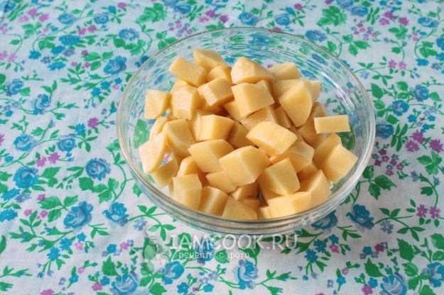 Порезать картофель