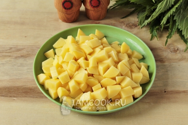 Порезать картофель