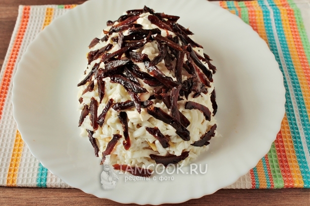 Положить слой чернослива