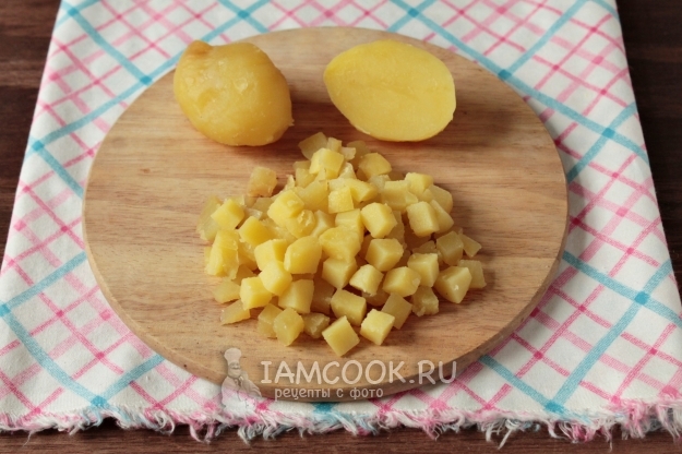 Порезать картофель