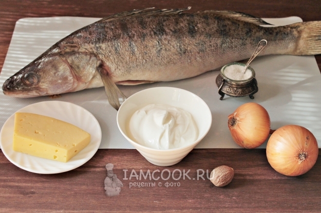 Ингредиенты для судака в сметане в духовке
