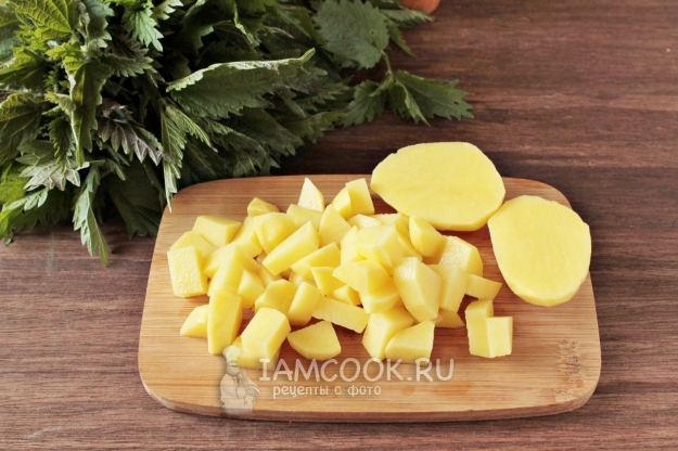 Порезать картофель