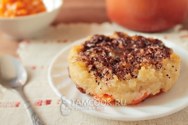 Готовый хлебный пудинг