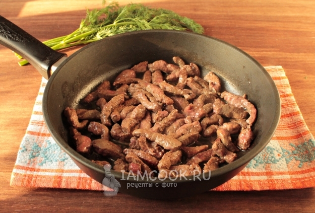 Пожарить печень