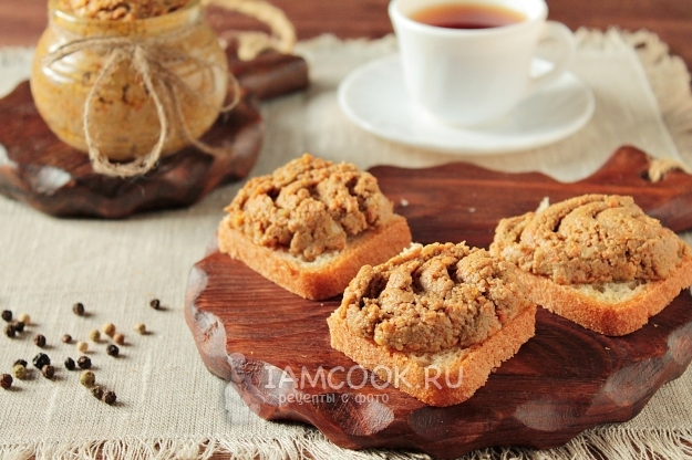 Фото паштета из говяжьей печени с морковью