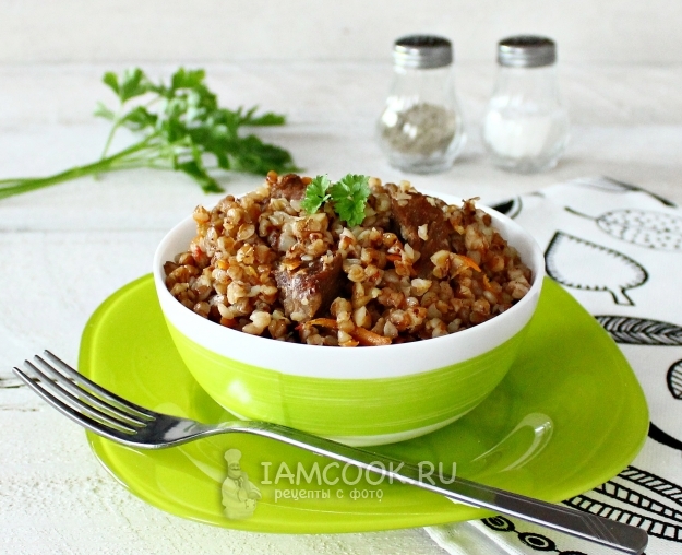 Рецепт гречки по-купечески в мультиварке с говядиной