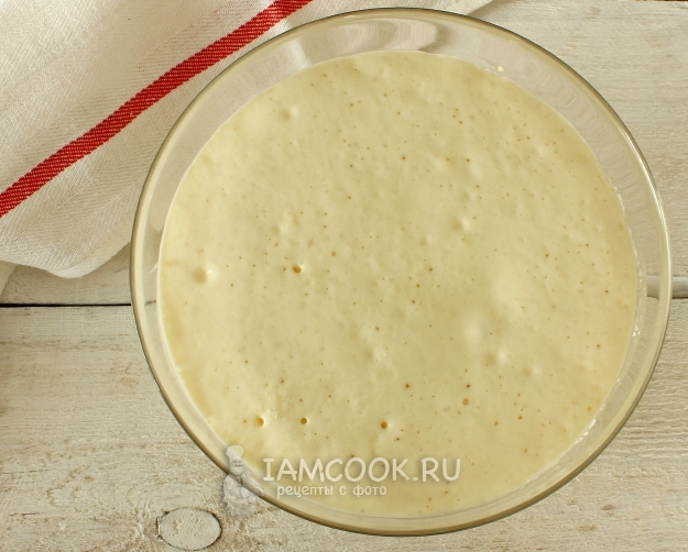 Готовая опара