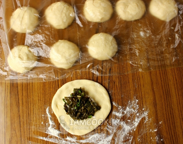 Положить щавель