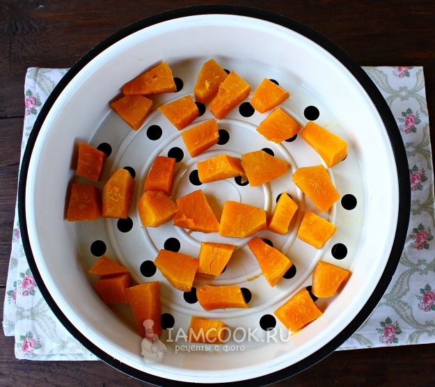 Приготовить тыкву на пару