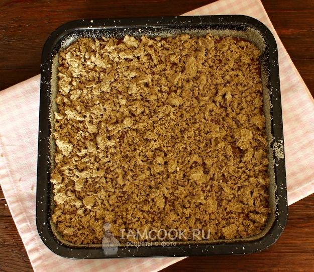 Посыпать халвой