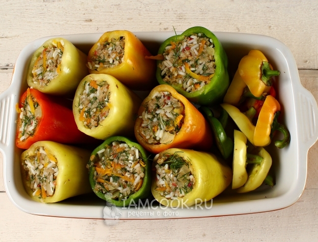 Нафаршировать перцы