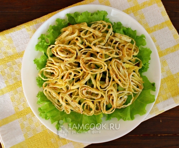 Положить блинчики