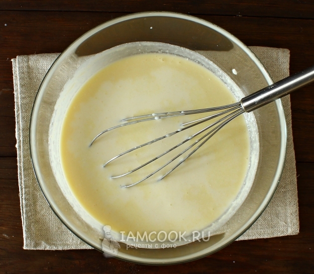 Размешать тесто