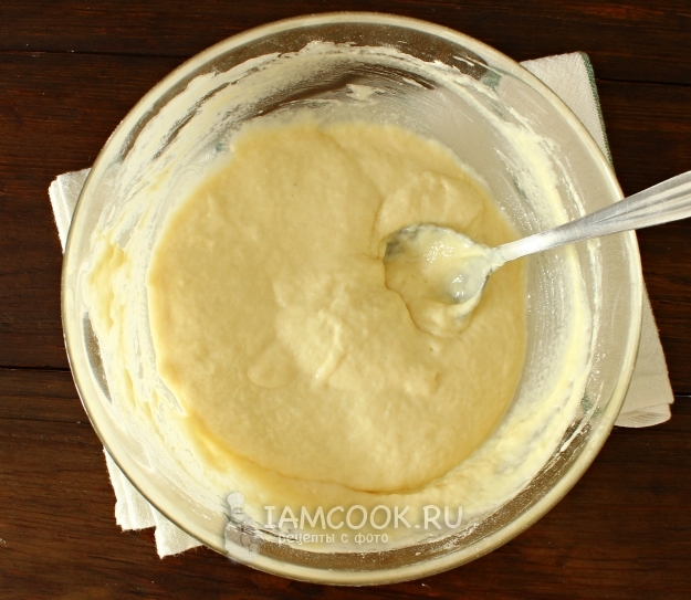 Размешать тесто
