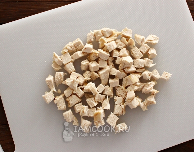 Порезать куриное филе