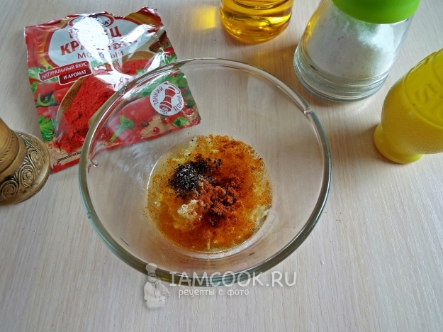 Соединить компоненты для соуса