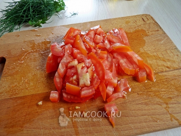 Порезать помидоры