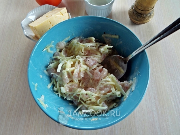 Размешать смесь