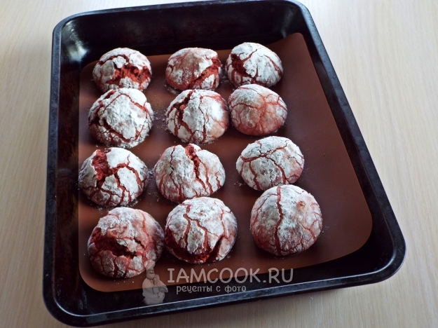 Фото печенья «Красный бархат»