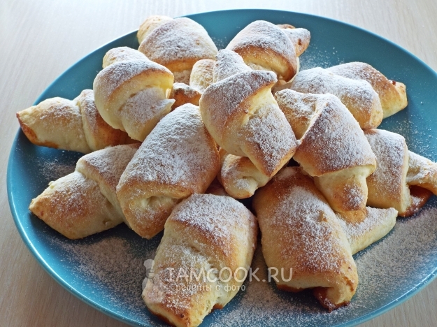 Фото рогаликов со сгущенкой