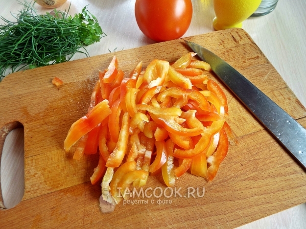 Порезать перец