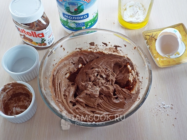 Размешать тесто