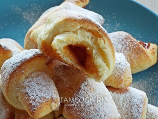 Рецепт рогаликов со сгущенкой