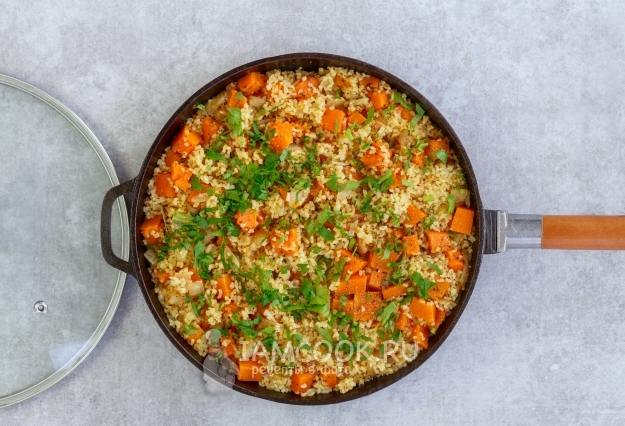 Фото булгура с тыквой