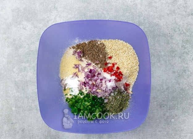 Соединить сухие компоненты