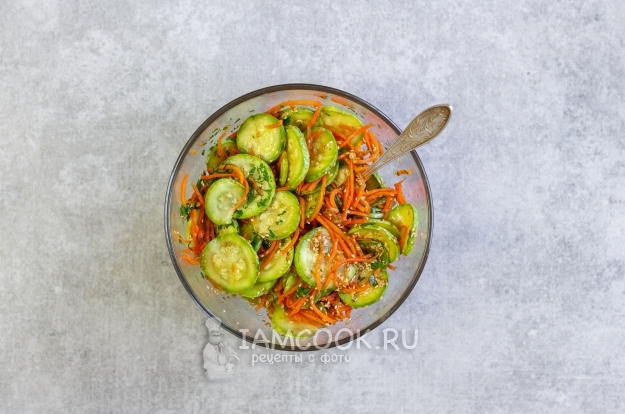 Фото кабачков по-корейски с медом