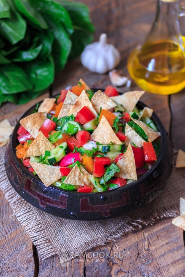 Рецепт салата Фаттуш (Фатуш)