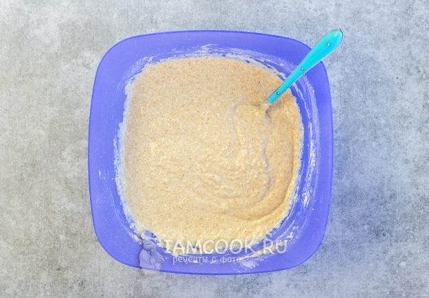 Размешать тесто
