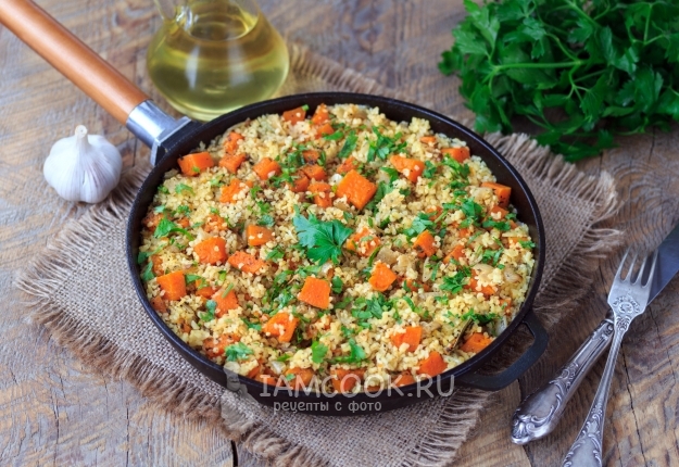 Рецепт булгура с тыквой