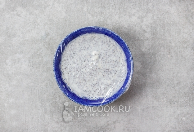 Накрыть тарелку пленкой