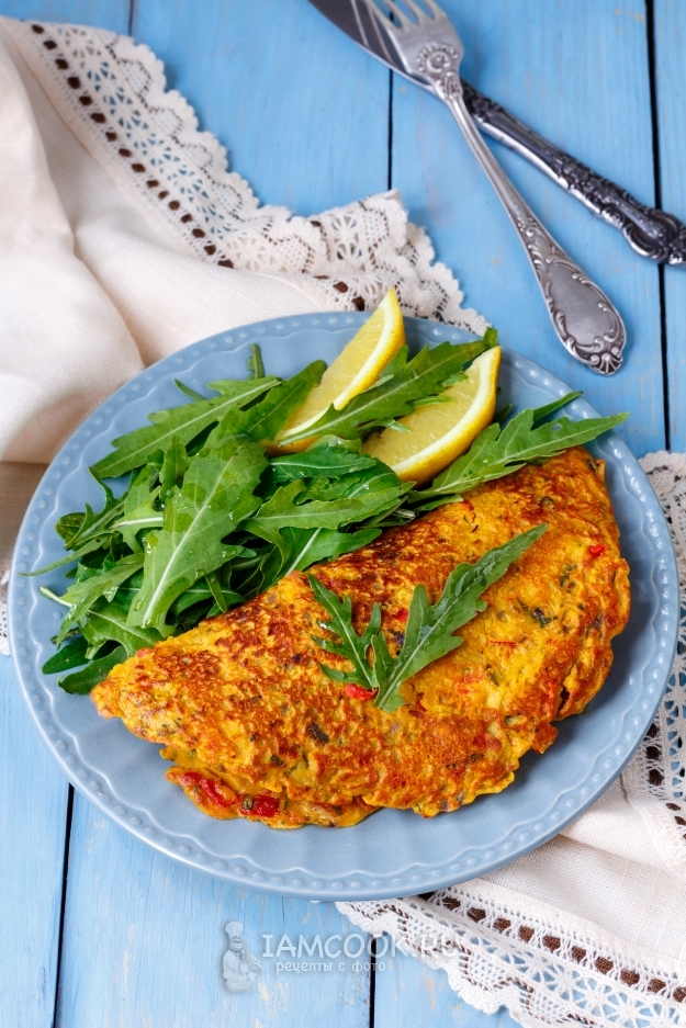 Омлет из нутовой муки