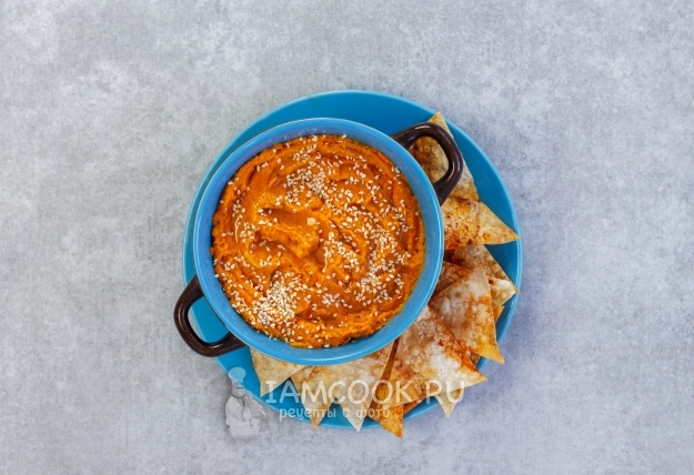Фото морковного хумуса