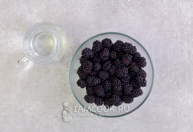 Помыть ежевику