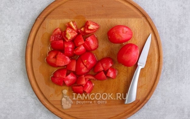 Порезать помидоры