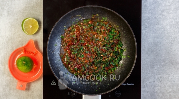 Обжарка специй для Батата Харры