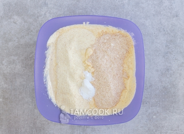 Всыпать манку и муку