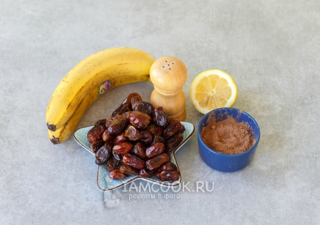 Ингредиенты для финиковой пасты