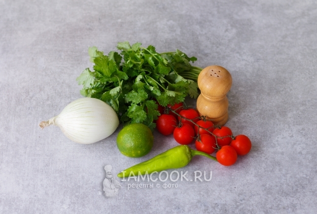Ингредиенты для пико-де-гайо