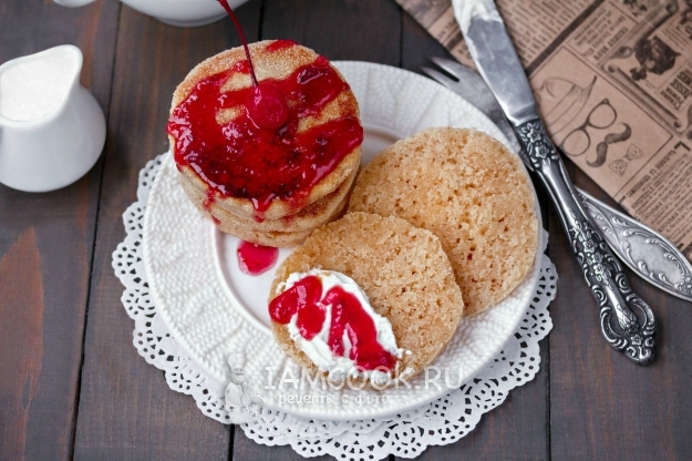 Рецепт сладких лепёшек на сковороде