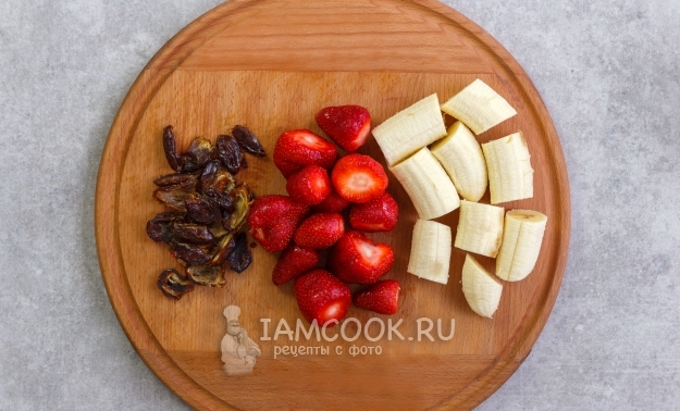 Порезать бананы