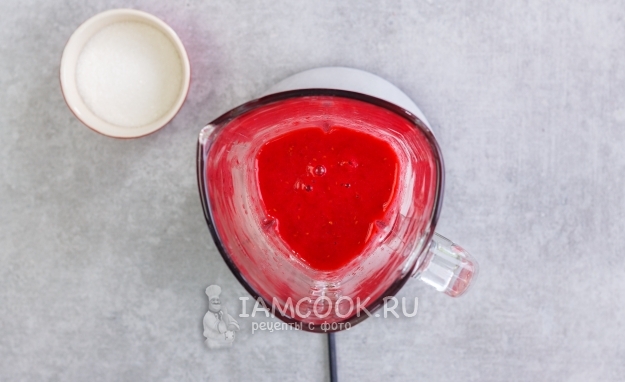 Пюрировать малину