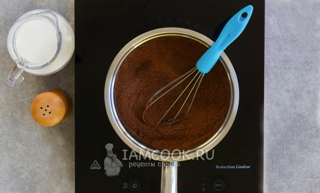 Размешать сухую смесь