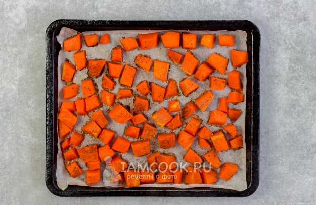 Запечь тыкву в духовке