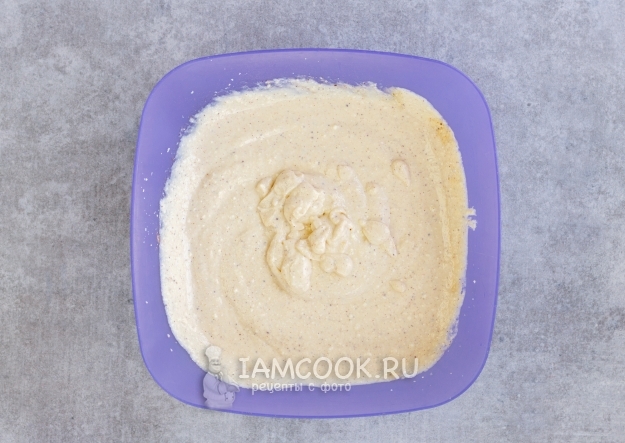 Взбить творожную массу