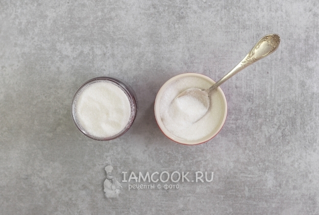 Присыпать сахаром