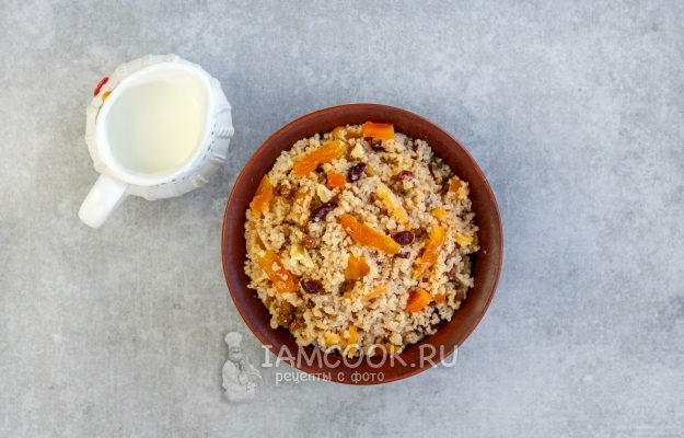 Фото каши из кускуса с молоком